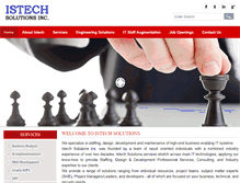 Tablet Screenshot of istechsol.com